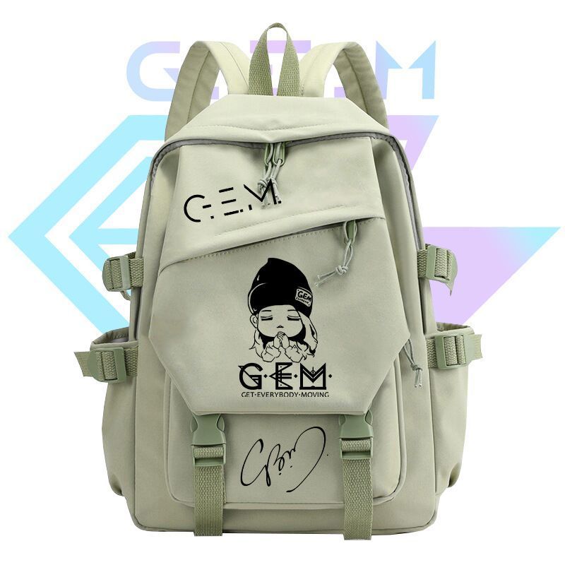 Đặng Ziqi I AM GLORIA Hỗ trợ buổi hòa nhạc Ngoại vi Schoolbag Nam Nữ Sinh Ba lô dung tích lớn Ba lô 