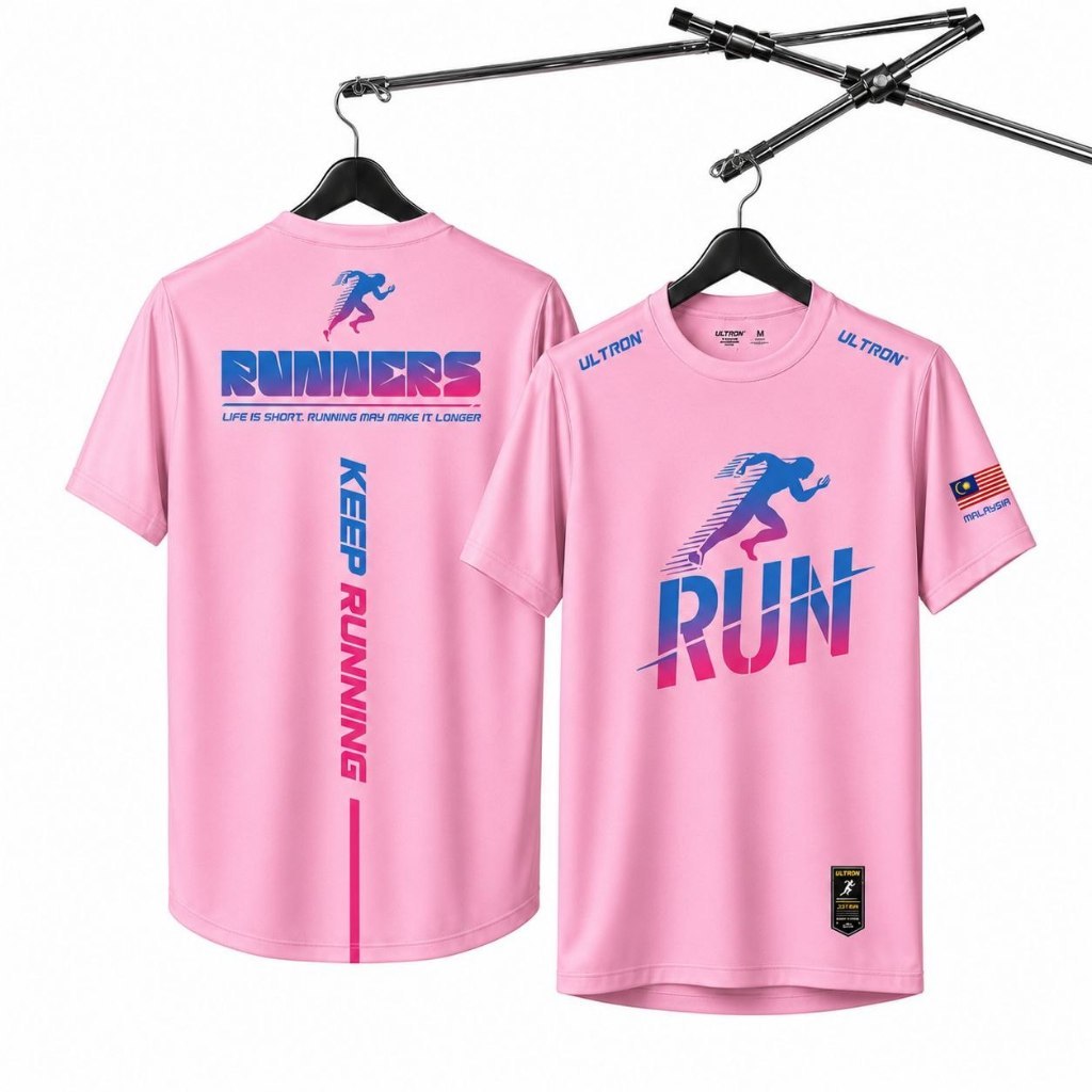 KEEP RUNNING JERSEY RUNNING SỰ KIỆN LELAKI PEREMPUAN NAM NỮ MALAYSIA