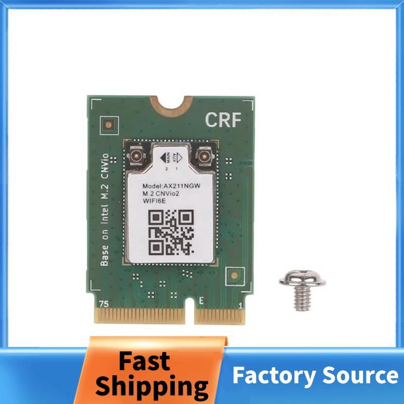 AX211NGW WiFi 6E Card M.2 Key E CNVio2 Adapter Bluetooth 5.3 AX211 M.2 CNVio Wifi Thẻ Không Dây