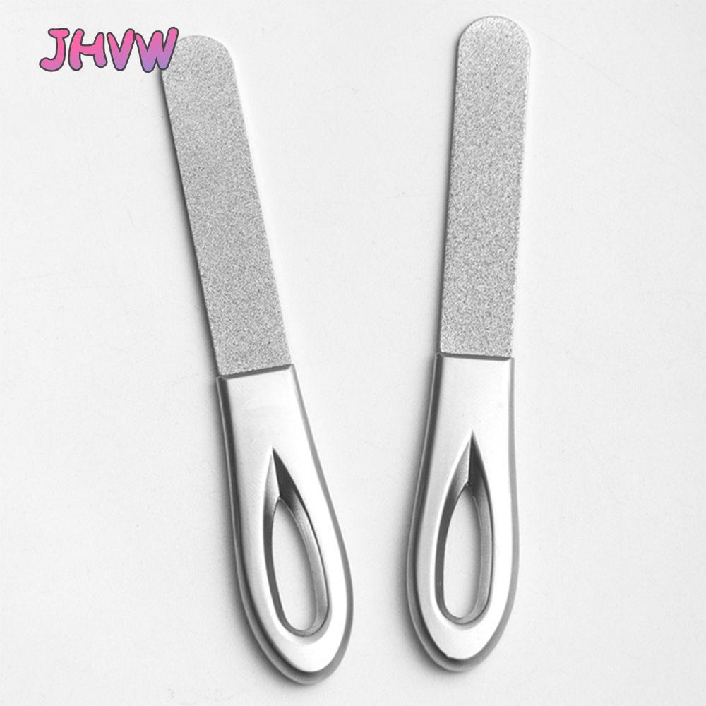 JHVW Nail File Frosted Surface Buffer Mài Metal Nail Art Tools