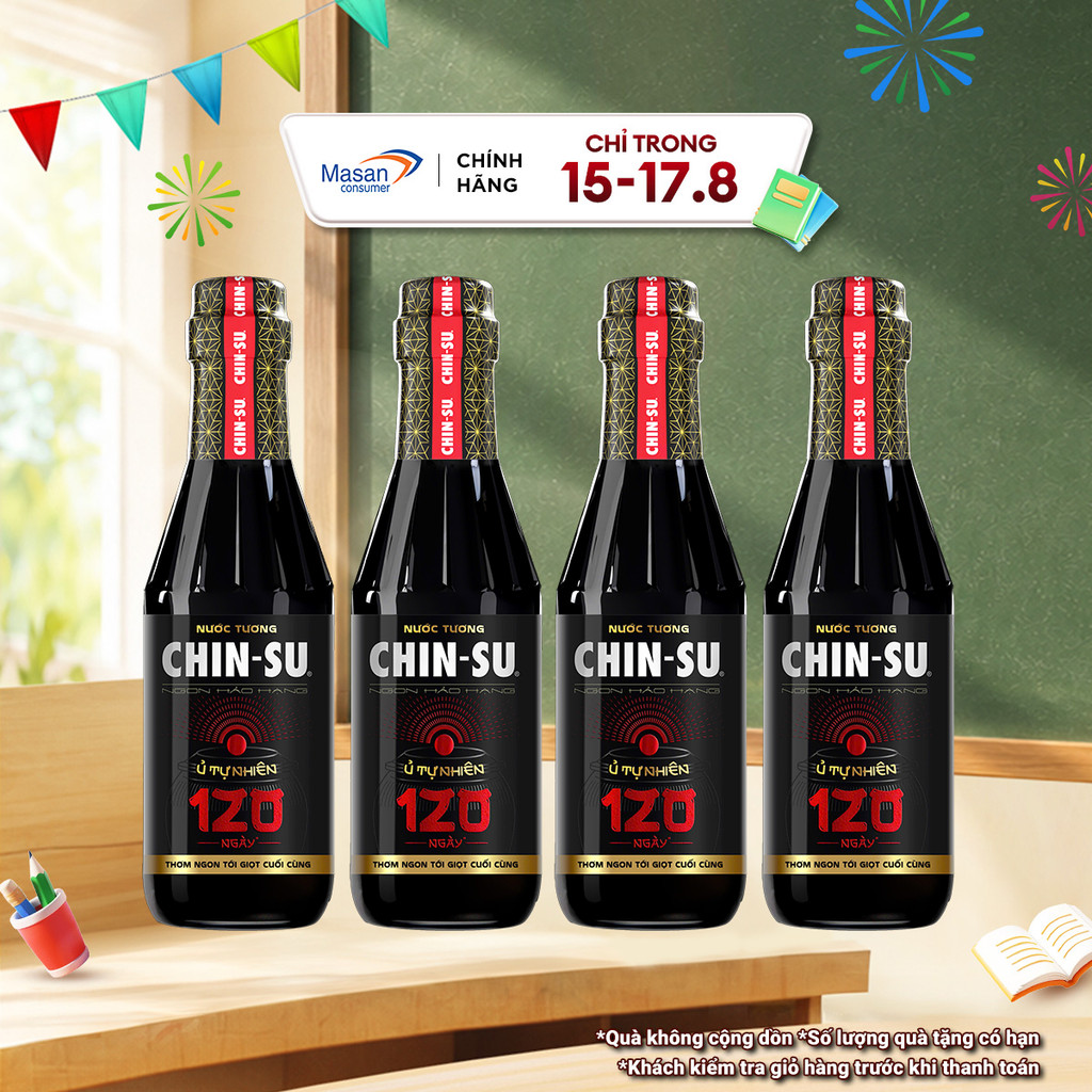 [Chọn loại]Nước tương Chin-su Ủ tự nhiên 120 ngày chai x 300ml