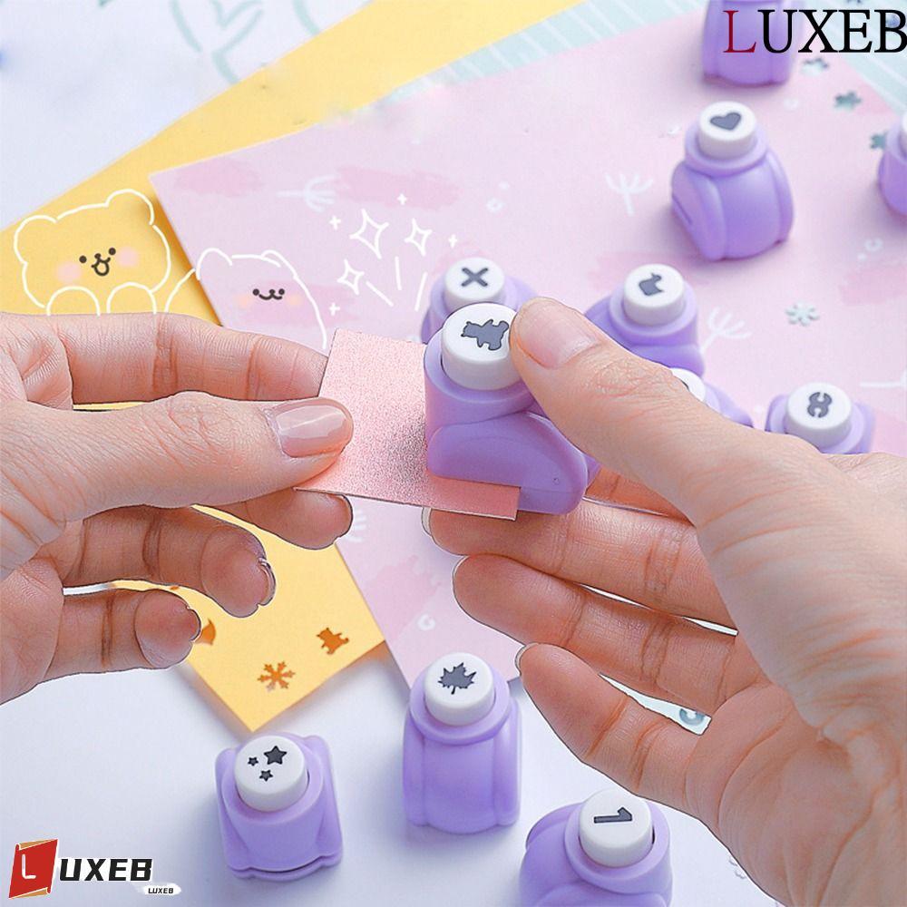 LUXEB Mini Paper Puncher Paper Trimmer Scrapbooking 10mm DIY Crafts Tool Handmade Loose-leaf Dập nổi