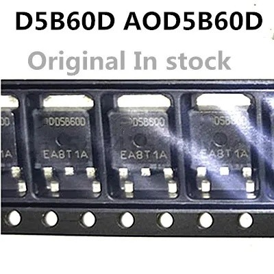 5 Cái / D5B60D AOD5B60D TO-252 600V 10A Thương Hiệu Mới Điểm, Chất Lượng Cao