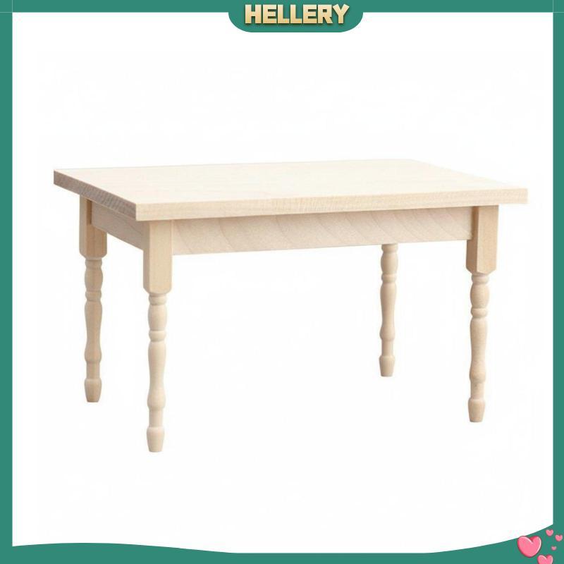 Tỉ Lệ 1: 12 Nhà Búp Bê Bàn DIY Endeavor Tỉ Lệ 1: 12 Nội Thất Thiết Kế Đơn Giản Bàn Búp Bê Chưa Hoàn 