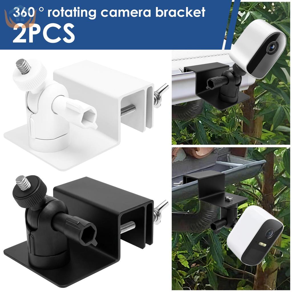 Giá đỡ máy ảnh an ninh gắn máng xối 2 gói với ren vít 1 / 4 "cho 2C / 2C Pro 2 / 2 Pro 3C / S300 3 /