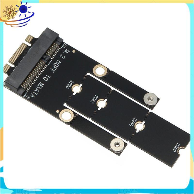 Thẻ chuyển đổi M.2 NGFF B + M Key sang MSATA MSATA sang M.2 NGFF Thẻ nâng chuyển đổi cho 2242 / 2260