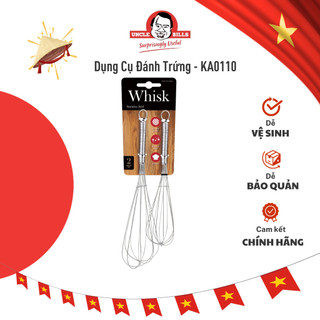Dụng cụ đánh trứng dài 26 cm/20 cm uncle bills ka0110
