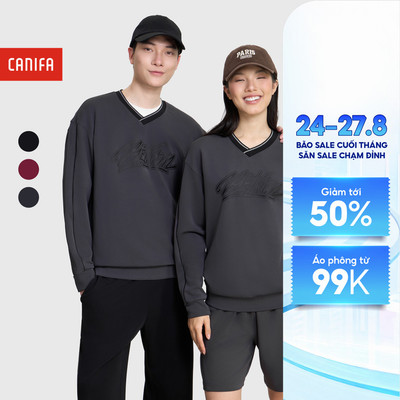 Áo thun dài tay unisex người lớn Vietnam Youngster CANIFA 5TW25W010