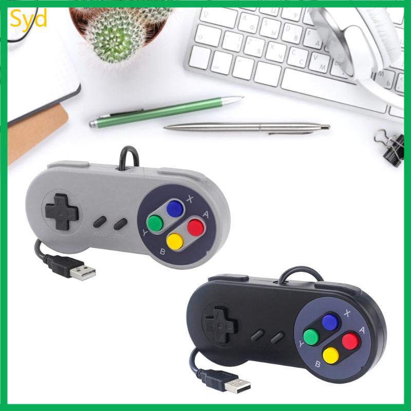 Bộ điều khiển trò chơi Syd WiredUSB cho Trình giả lập SNES Tay cầm chơi Game Joypads cho