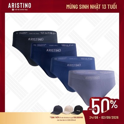 Quần lót nam ARISTINO dáng Brief chất liệu mềm mịn, kháng khuẩn, co dãn tốt ABF069