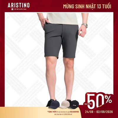 Quần Short Âu Nam Aristino Regular Fit phong cách năng động ASO002AS3