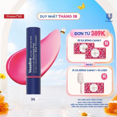 Son dưỡng môi Vaseline Colour+Care Blooming Pink 3g