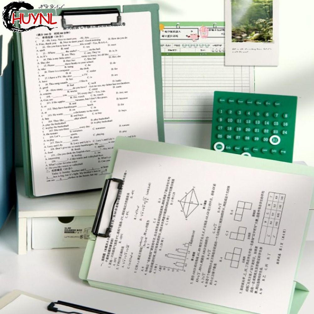RENDZ A4 Board Clip Folder, Clipboard Viết Pad Stand File Folder, Briefcases Document Folding Portab