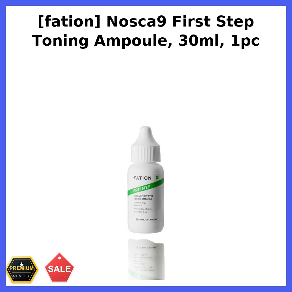 [fation] Nosca9 First Step Toning Ampoule, 30ml, 1 cái / Ampoule săn chắc Hàn Quốc / Làm sáng da / C