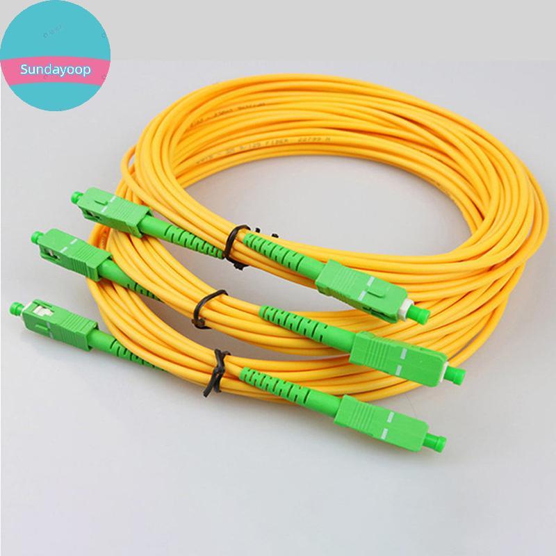 Sund / APC- / APC Dây nối quang APC Chế độ đơn 9 / 125 G652D LSZH 1m2m3m Cáp nhảy sợi quang TH