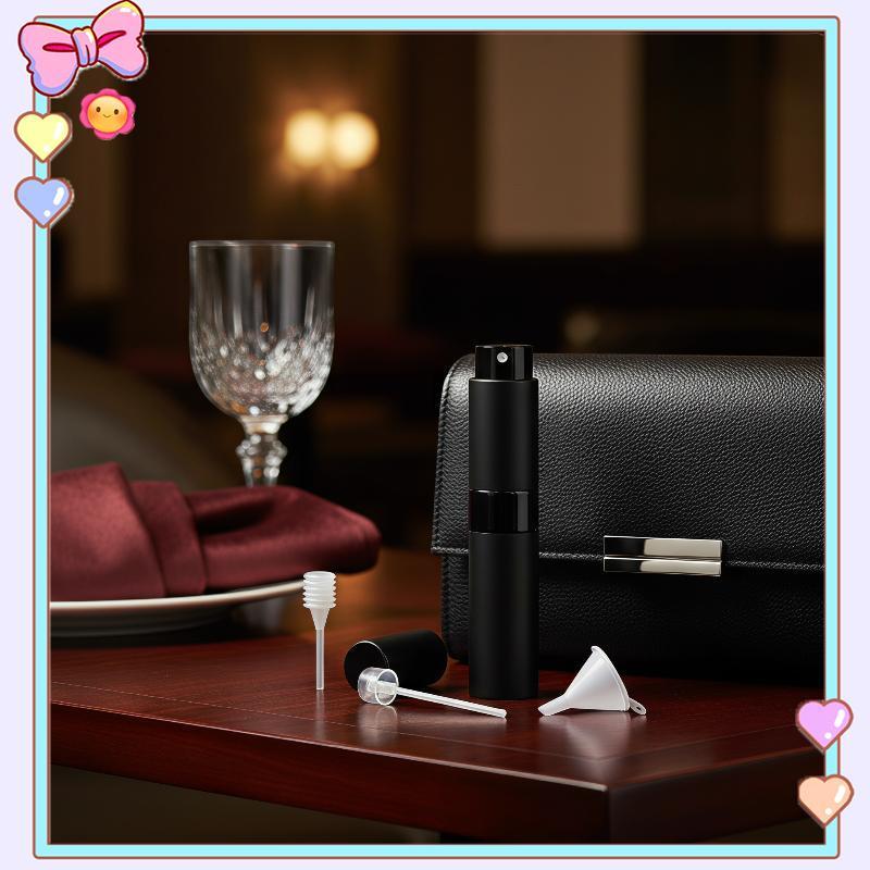 [beautifulhome] 4 Chai Cologne du lịch có thể đổ lại 8ml Nước hoa chống rò rỉ rỗng cho ví Nhà thơ Ch