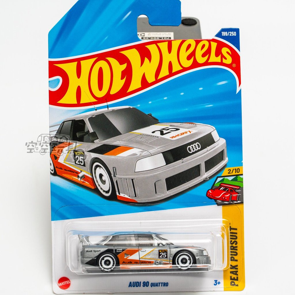 Hot Wheels 199 # AUDI 90 QUATTRO Audi Bạc Hot Wheels Xe mô hình kim loại