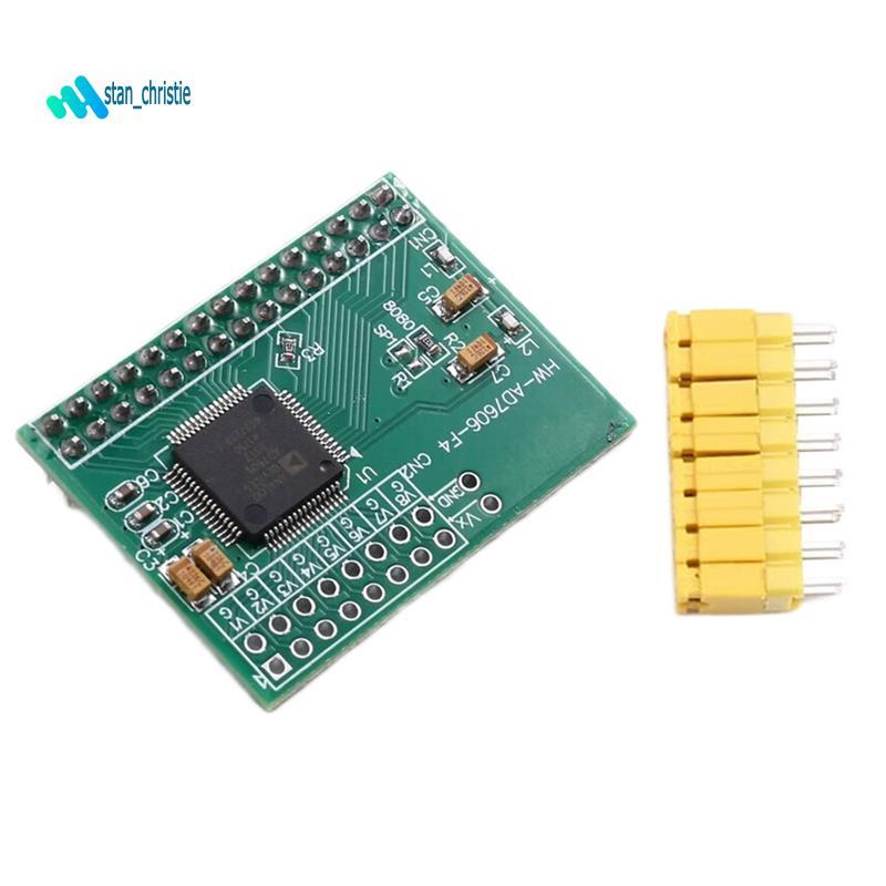 Tốc độ cao 200KHz AD7606 16-Bit 8 kênh lấy mẫu đồng bộ mô-đun ADC-Dat A Hệ thống thu thập dữ liệu