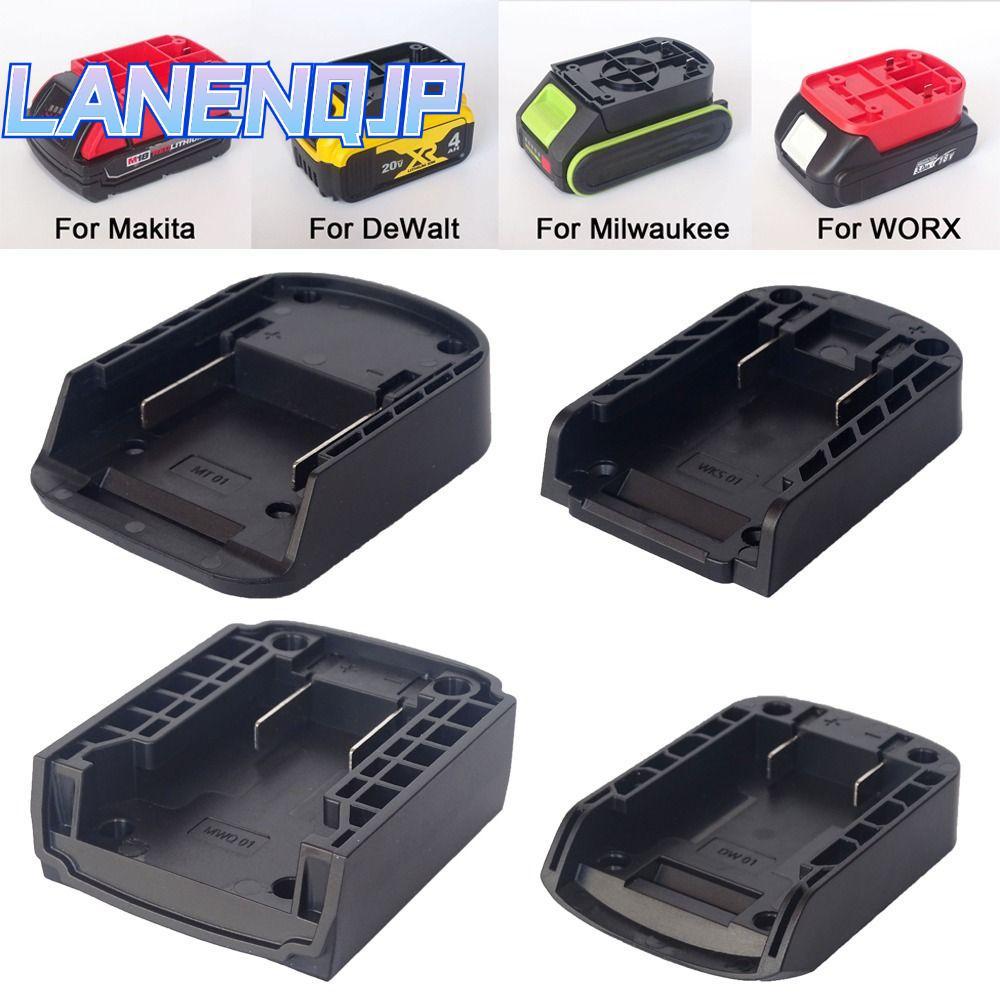 LANENQJP DIY Adapter, Đầu nối pin ABS bền, Vỏ đầu sạc di động cho pin Lithium Makita / DeWalt / WORX