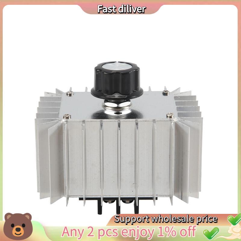 AC 220V 5000W SCR Bộ điều chỉnh điện áp Bộ điều khiển tốc độ động cơ Đèn làm mờ mờ Bộ điều chỉnh tốc