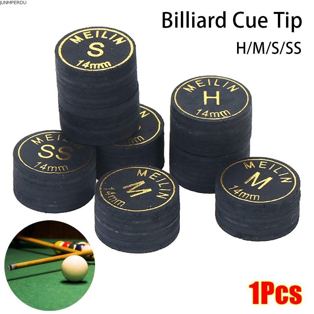 JUNMPERRD 1 Cái Đầu Cue, Phụ Kiện Sửa Chữa Cực Đầu Billards 14mm, 9 Lớp H / M / S / SS Snooker Pool 