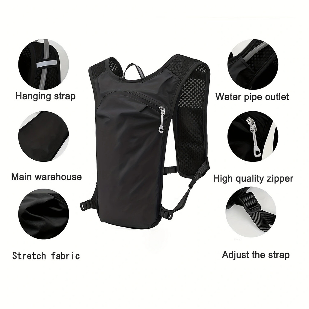 Cycling Running Hiking Backpack Breathable Bicycle Cross-Country Marathon Water Bag Backpack Sports 