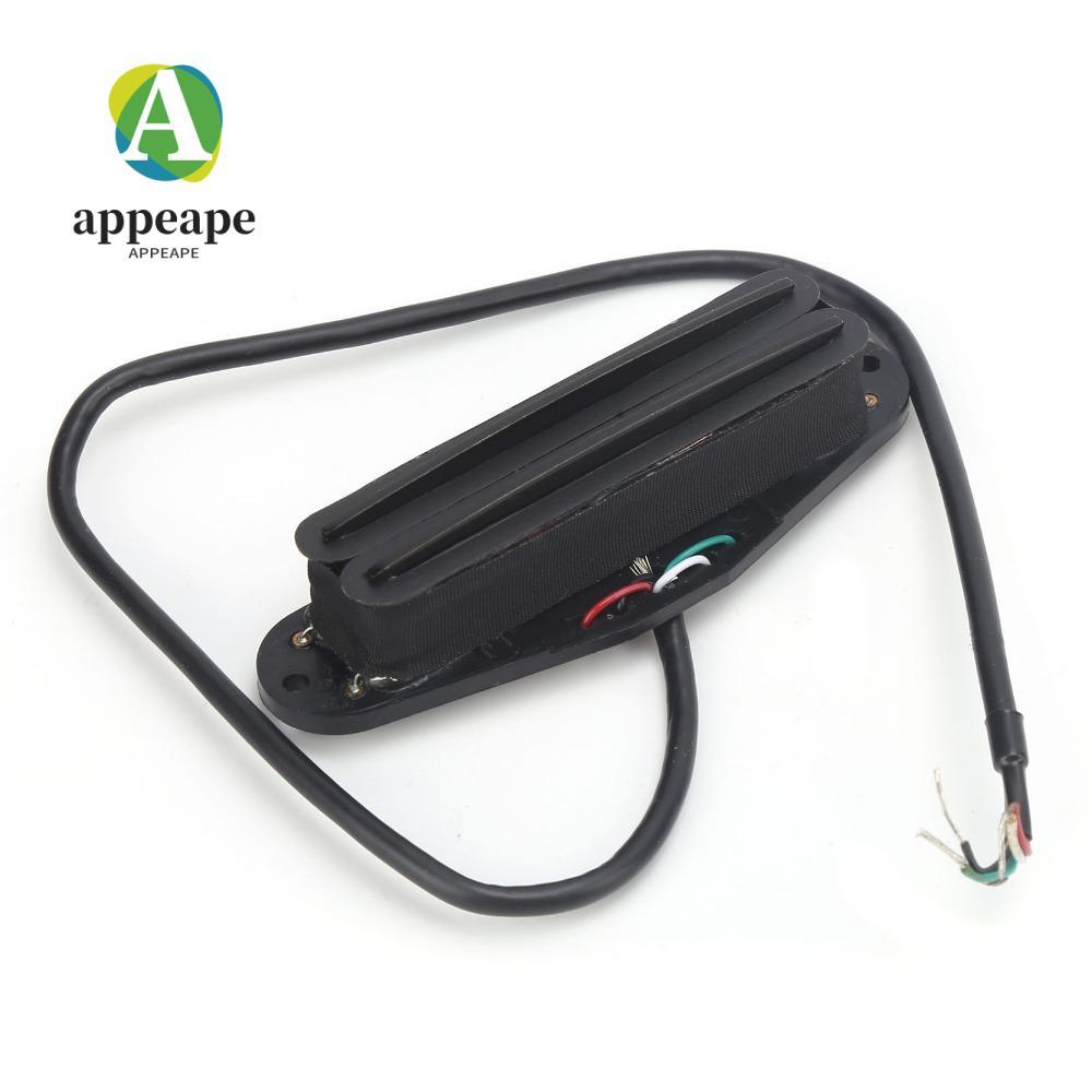 APPEAPE Dual Rail Humbucker Pickup, ABS + Chất liệu nam châm gốm Phụ kiện đàn guitar đầu ra 10K, Hot