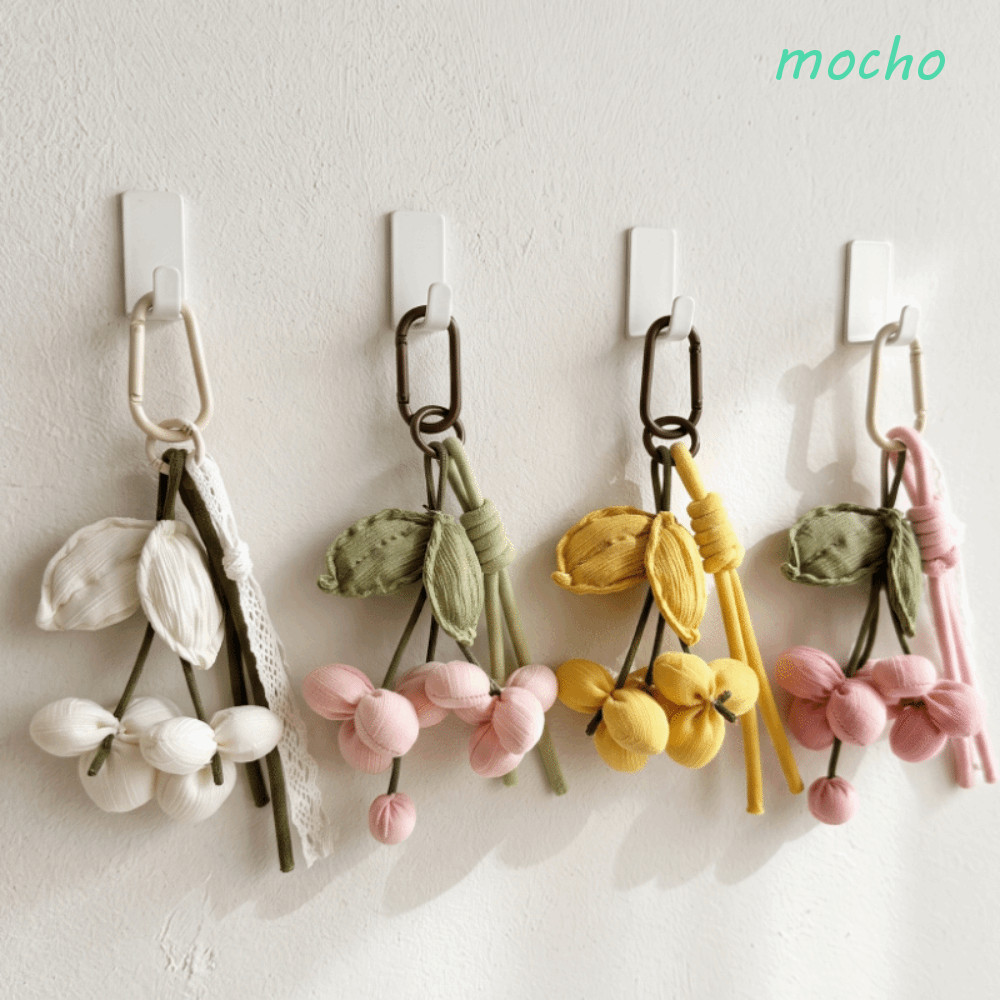Túi hoa MOCHO Charm, Vải ren hoa ruy băng ren ruy băng Mặt dây chuyền, Bó hoa Kering Bó hoa phong cá