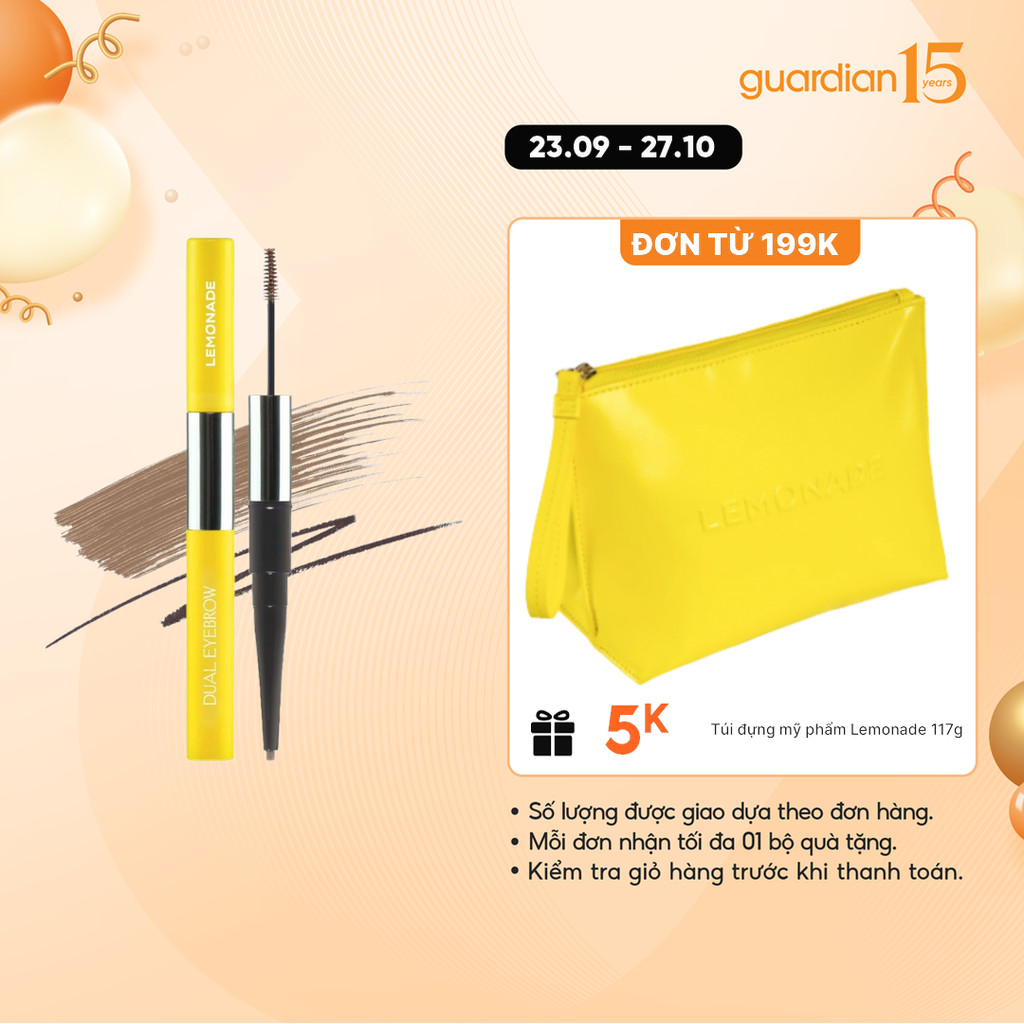 Lemonade Want It Got It Dual Eyebrow 03 Gray Brown