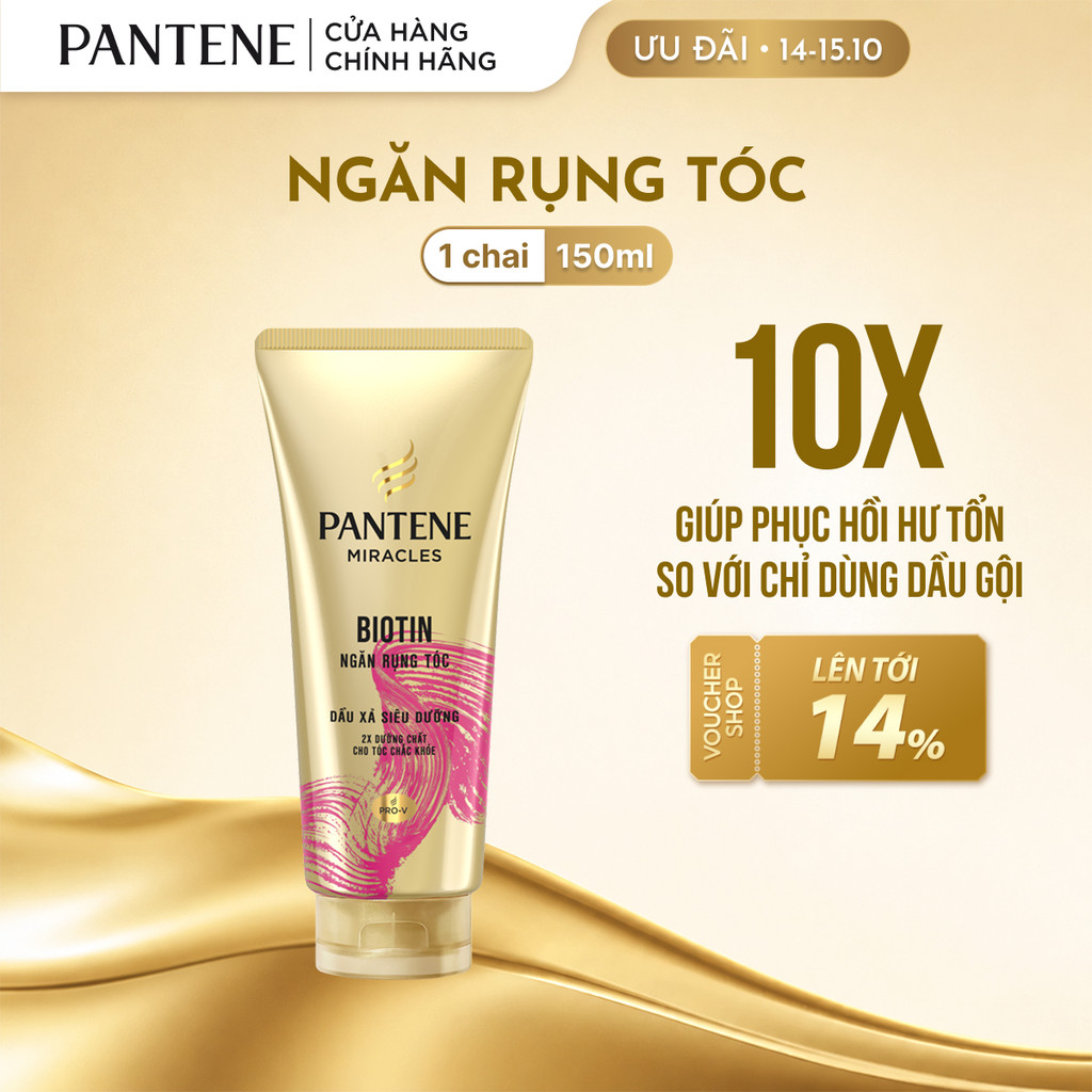 Kem Xả Pantene Cao Cấp 3 Phút Diệu Kì Ngăn Rụng Tóc 150ML