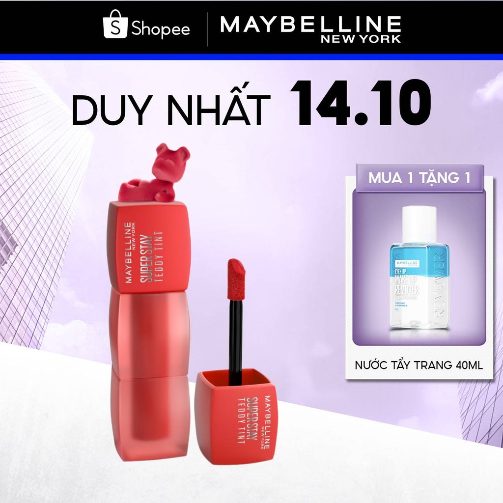 Son Kem Bông Bền Màu Superstay Teddy Tint Maybelline New York 5ml