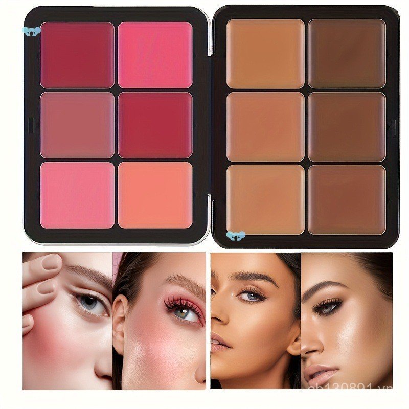 Kem ❈ ❈ Hộp Blush Iron ColorsConcealerFace12 DarkCream 0N29