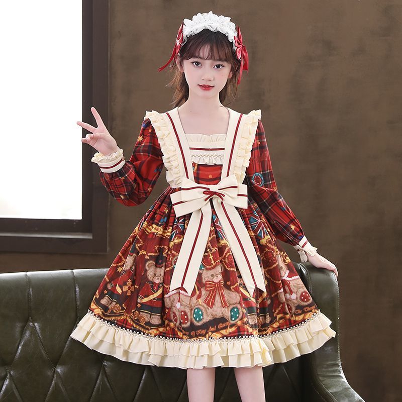 Trẻ Em Trang Phục Bé Gái lolita Đầm Công Chúa Trẻ Em lolita Bé Gái lolita Trang Phục Halloween 51024