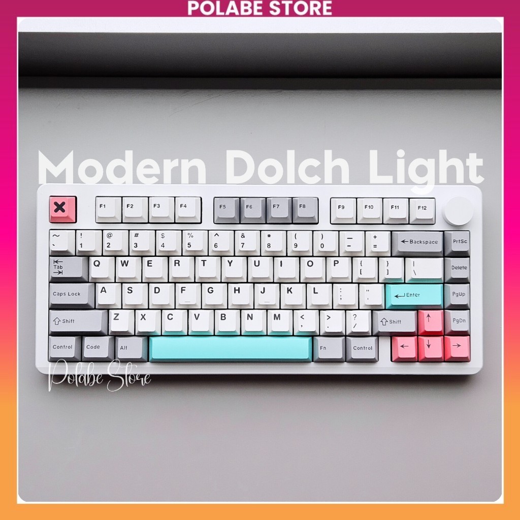 Keycap Modern Dolch Light Keycap CMK ABS cherry profile bàn phím cơ Mitoby Factory