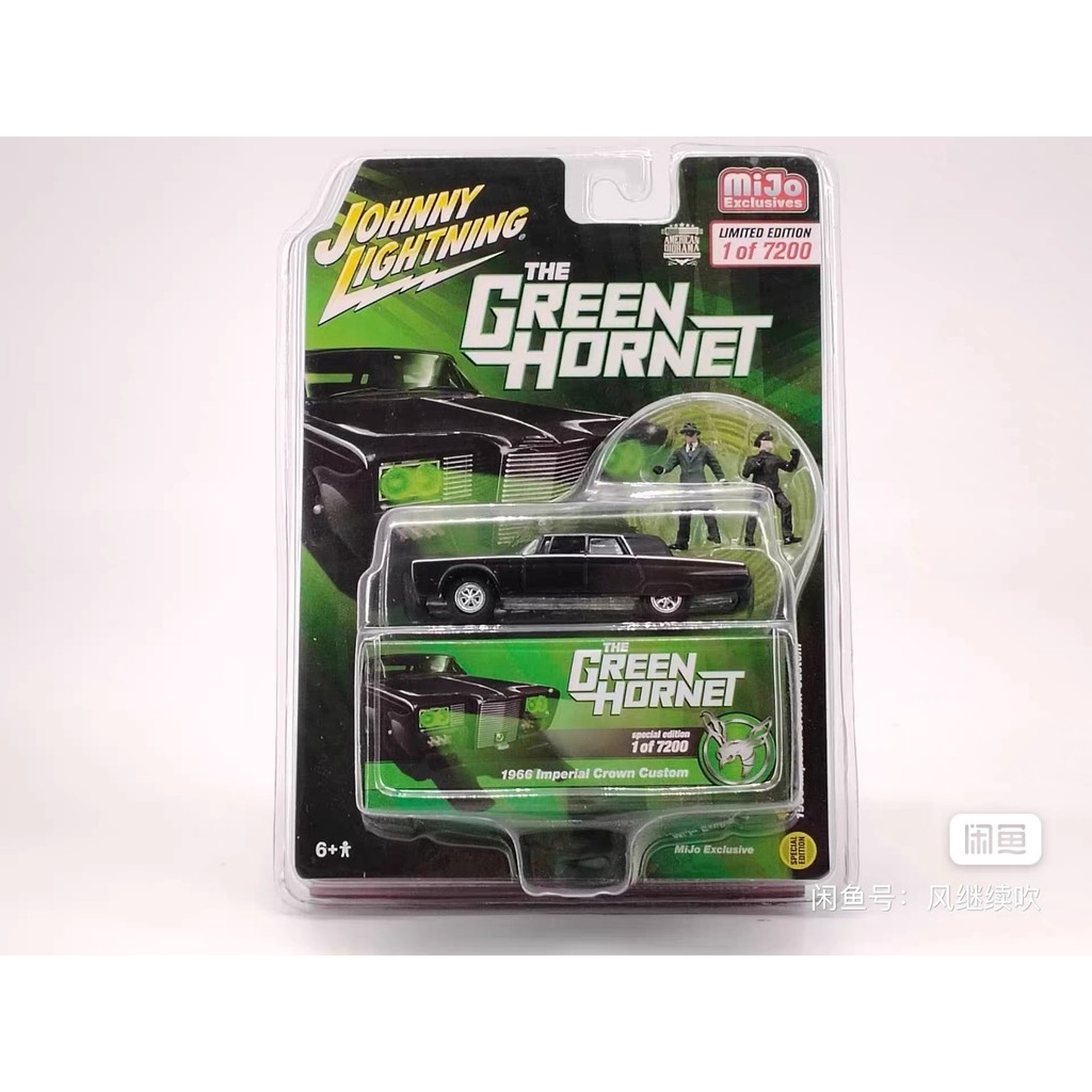 Johnny Lightning 1 / 64 Chrysler Green Hornet Green Hornet + Doll Black 129 JL001