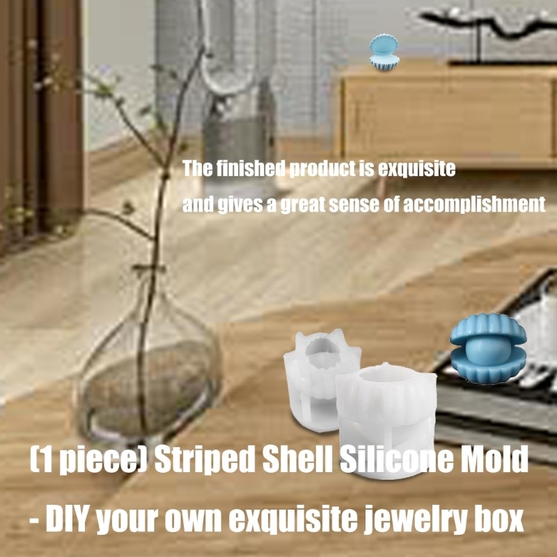 Khuôn vỏ silicon chuyên nghiệp Jay với công cụ đúc gốm họa tiết sọc phức tạp chịu nhiệt để tạo studi