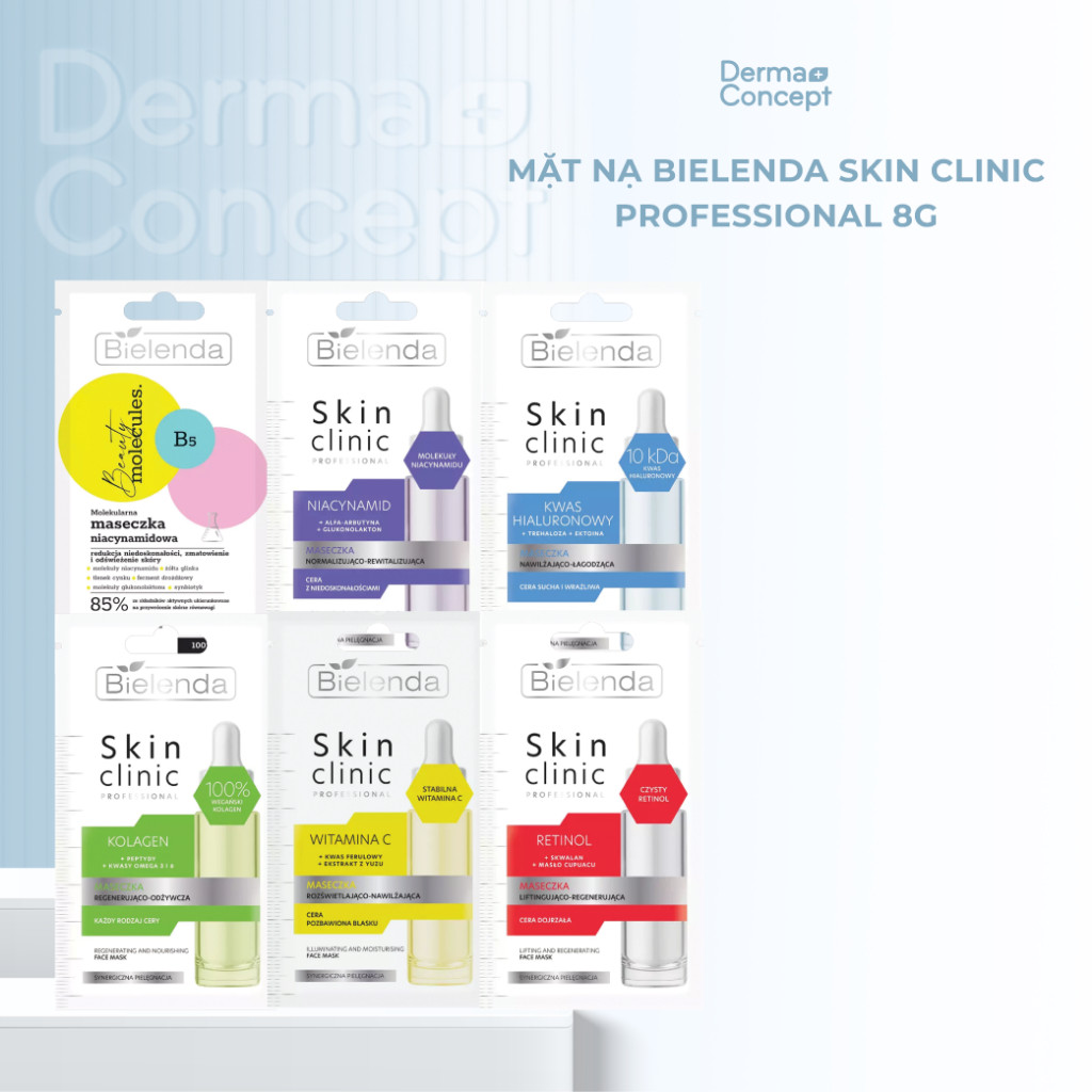 Mặt nạ Bielenda Skin Clinic Professional Retinol 8g
