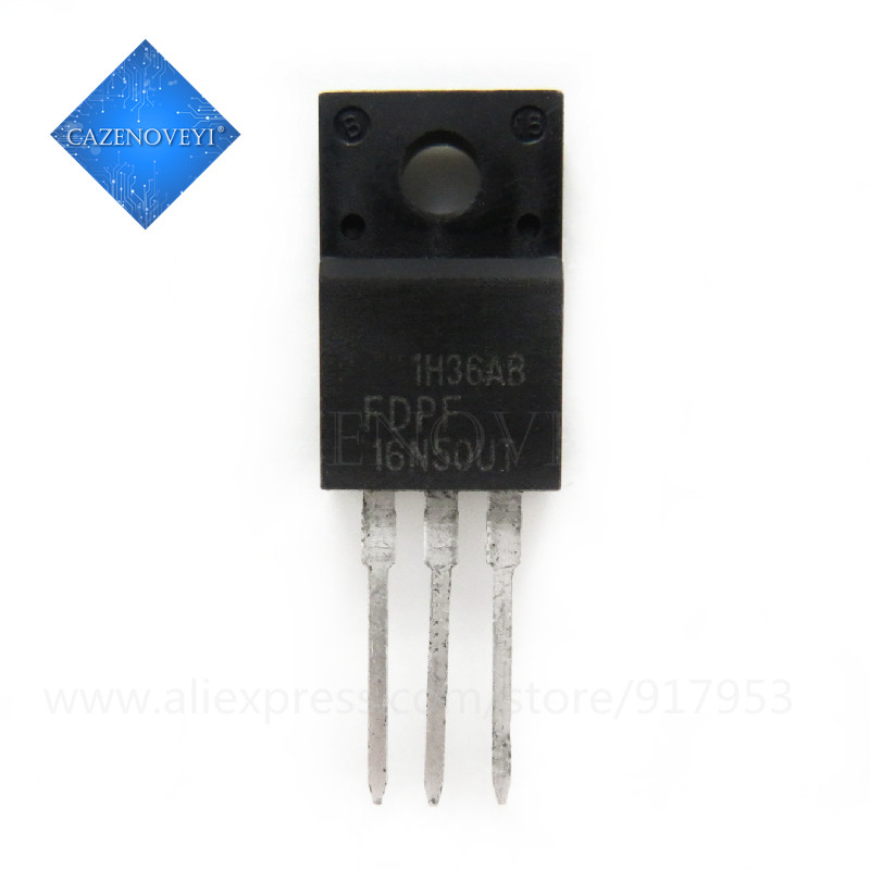 10 Cái / lốc FDPF16N50UT FQPF16N50 16N50 TO-220F 16A 500V Còn Hàng