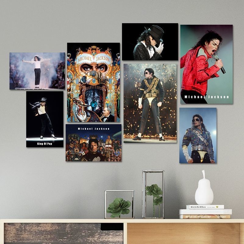 Michael Jackson MJ Poster Michael Jackson Dán Tường Âm Nhạc Star Bar ktv Dán260701