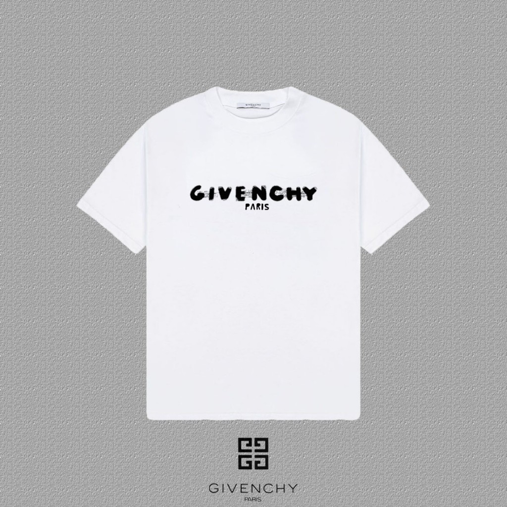 GIVENCHY / GIVENCHY 2026 Áo thun ngắn tay cổ tròn phong cách cặp đôi Phong cách nam Phong cách đơn g