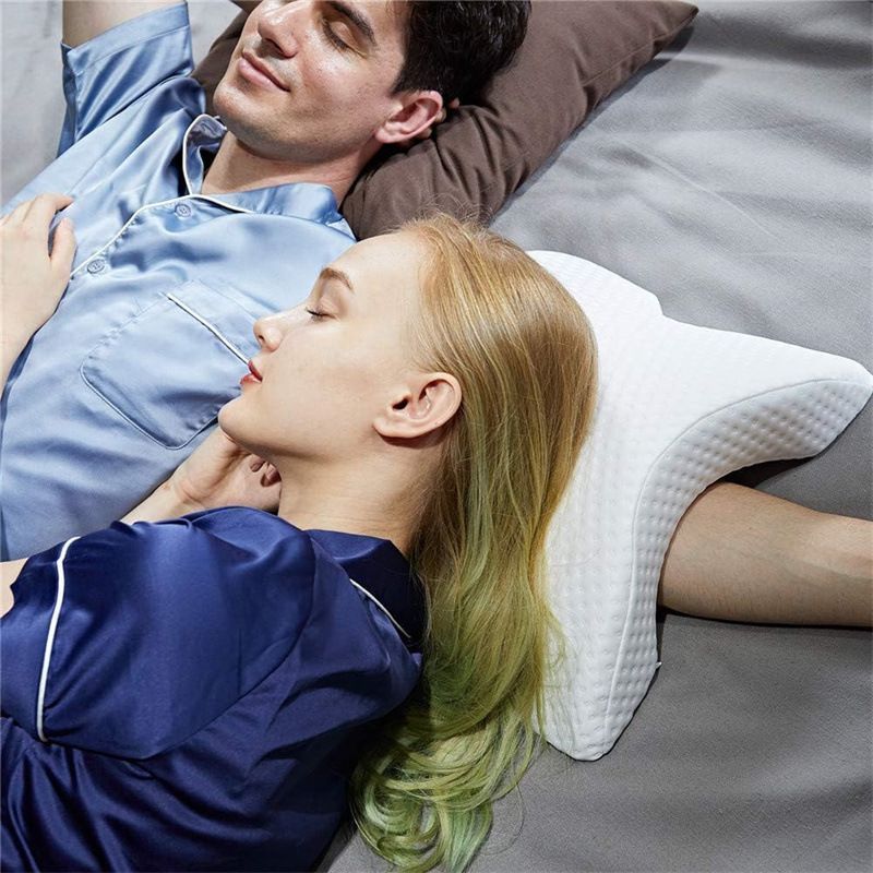 Cánh Tay Gối Vòm Cặp Đôi Chậm Phục Hồi Cặp Đôi Gối Nhớ Chống Tay Gai Dầu Ngủ Gối Chống Cầm Gai Dầu G