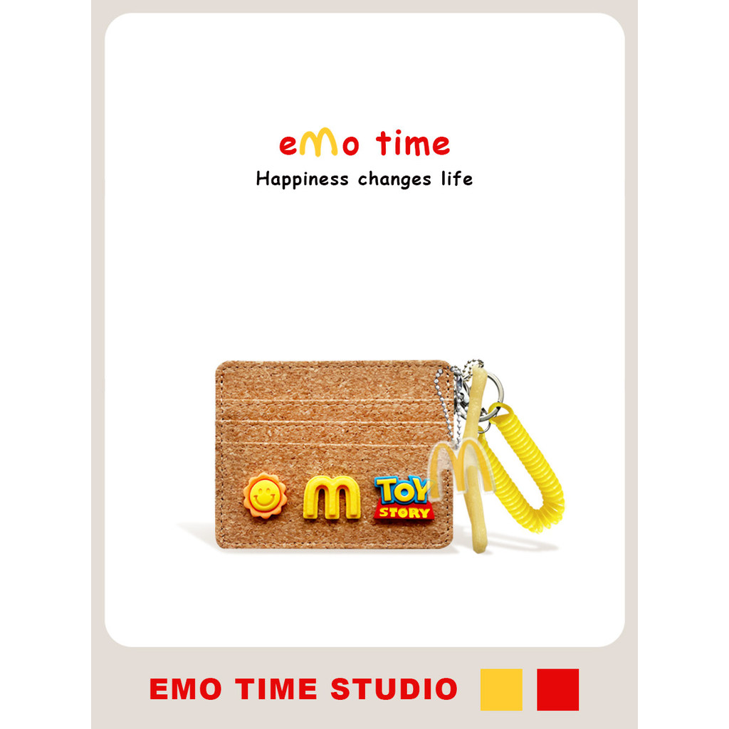 Emo Chính Hãng M Kee Sun Mai Mai 4 Khe Cắm Thẻ Di Động Đựng Thẻ Xe Buýt Tàu Điện Ngầm Căng Tin Kiểm 