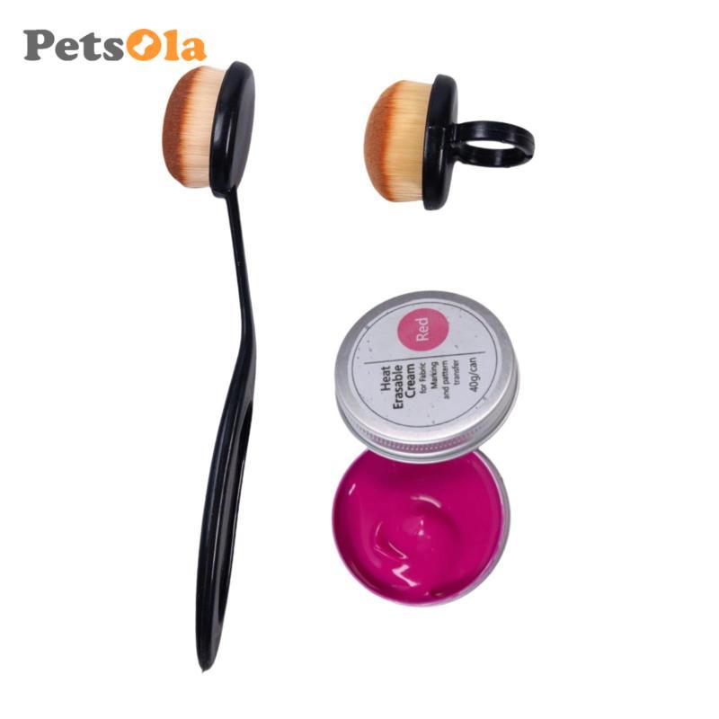 Bộ đánh dấu kem có thể xóa được nhiệt Máy đánh dấu vải Sashiko Marker Tape Bao gồm ứng dụng bàn chải
