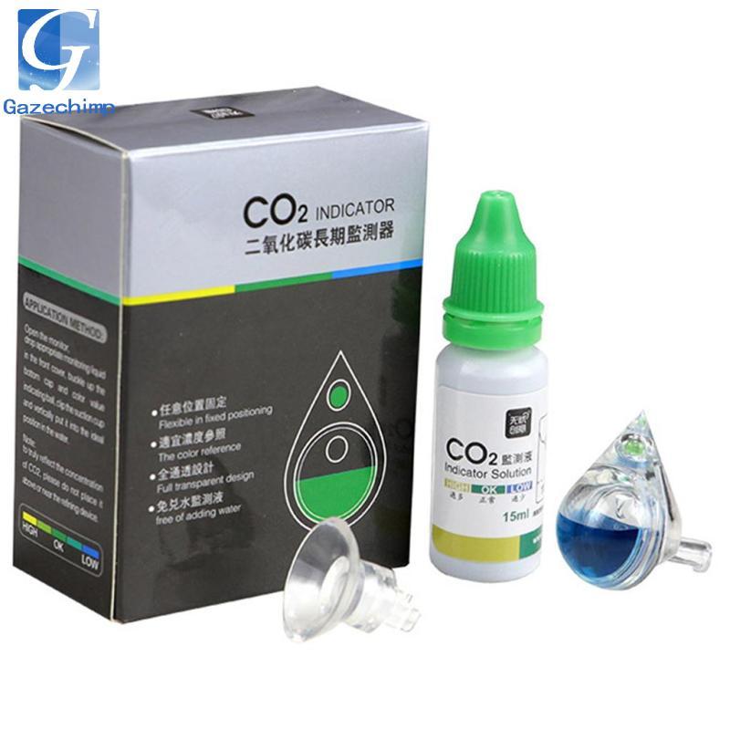 CO2 Drop Checker Glass Aquarium Monitor CO2 Chỉ báo cho bể cá trồng