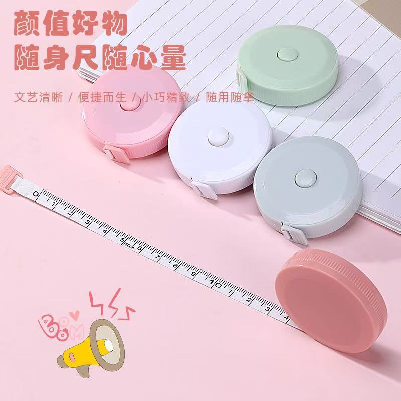 Mini Di Động Mềm Băng Đo Quần Áo Di Động Đo Đo Vòng Eo Băng Nhỏ Dễ Thương Băng Đo