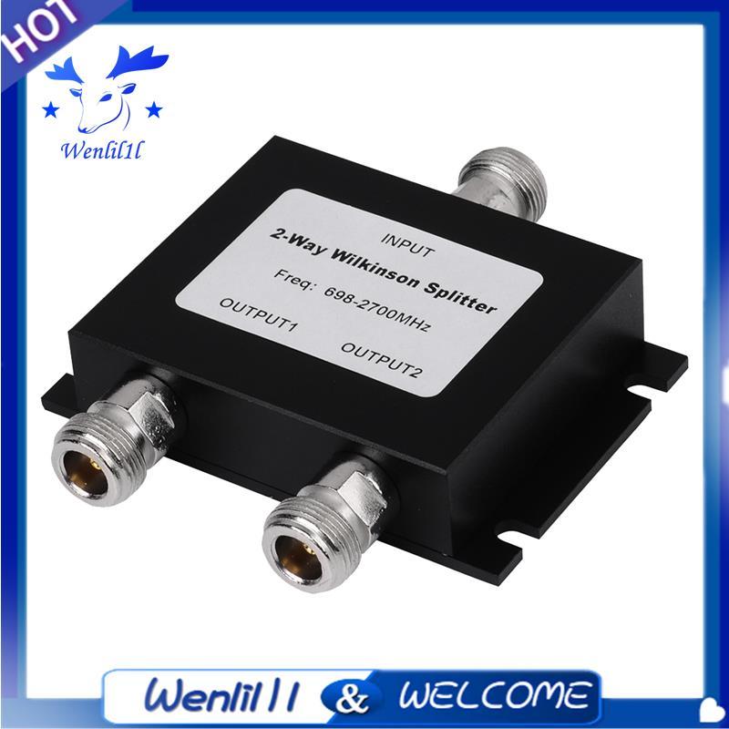 1 Bộ Chia 2 Chiều Bộ Chia Nguồn Đen 698-2700Mhz Gsm 4G Lte W-Cdma FDD Ăng Ten Lặp Lại Tín Hiệu Di Độ