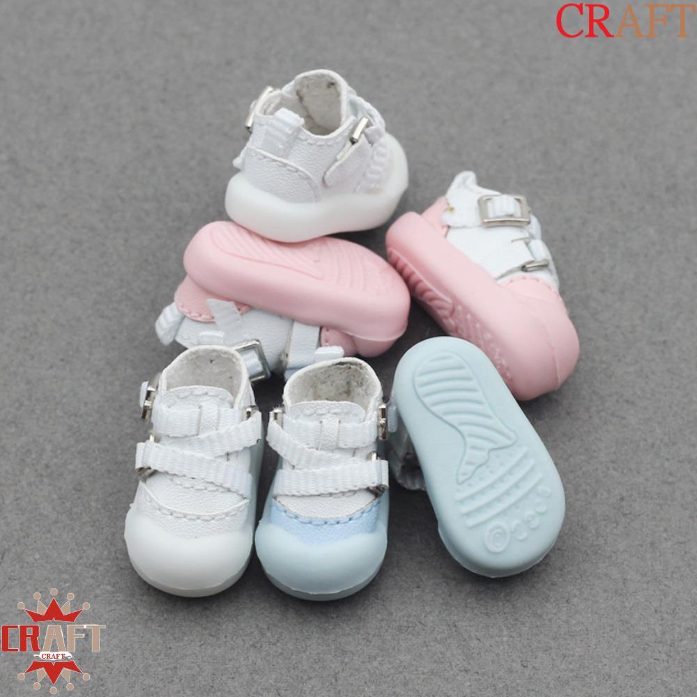 Giày búp bê CRAFT 1 / 12, Giày keo mềm búp bê OB11 MJD, Giày búp bê BJD nhỏ mềm chất lượng cao Nhà b