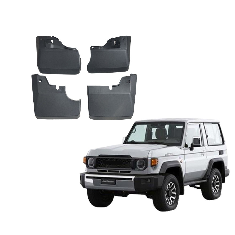 FENDER Cao cấp-Splash Guards cho 1989-2020 LAND CRUISER FJ70 Tấm chắn bùn ô tô Tấm chắn bùn tự động 