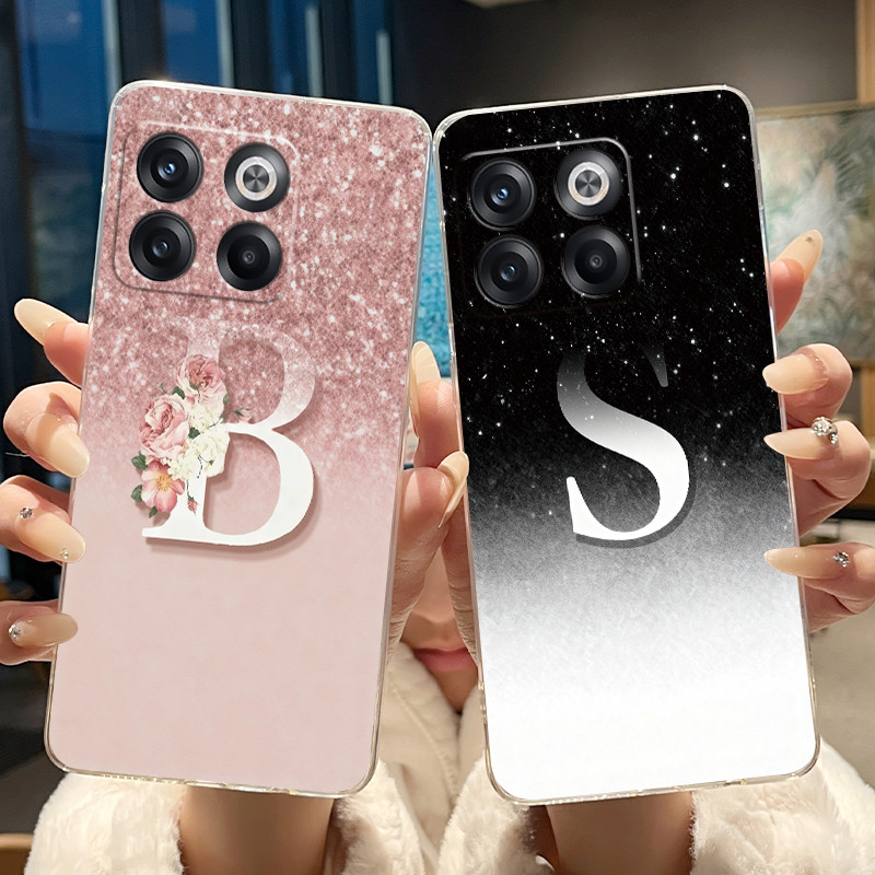 Ốp Lưng Cho OnePlus Ace Pro / OnePlus 10T Vỏ Sang Trọng Chữ Thanh Lịch Trong Suốt Silicon Mềm TPU Đi