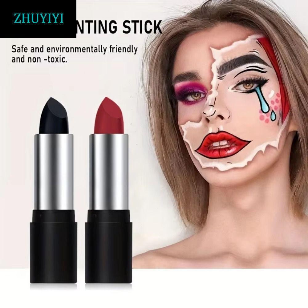 ZHUYIYI Body Art Paint Sticks, Face & Body Paint Quick-Dry Halloween Face Painting Stick, Painting S